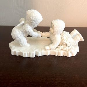 Snowbabies Help Me, I'm Stuck-Set Of 2 - Boxed